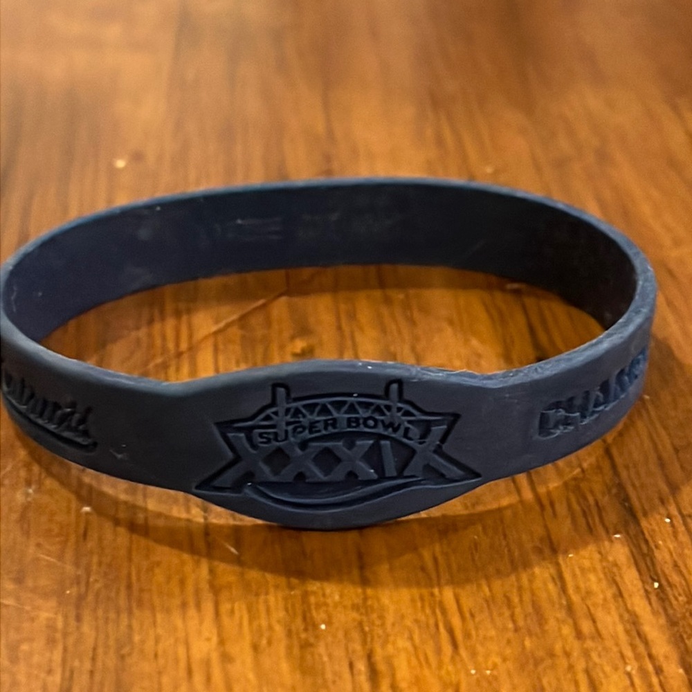 New England Patriots Super Bowl xxxix Baller ID band wristband new